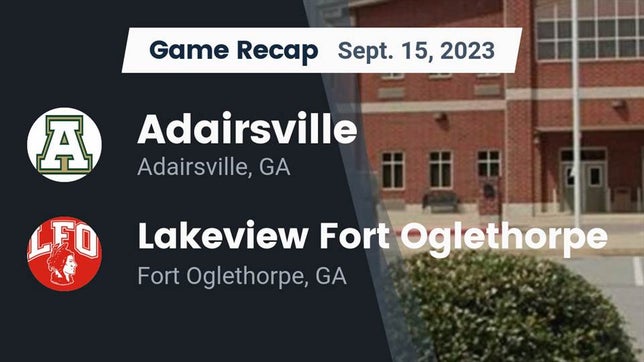 Watch this highlight video of the Adairsville (GA) football team in its game Recap: Adairsville  vs. Lakeview Fort Oglethorpe  2023 on Sep 15, 2023