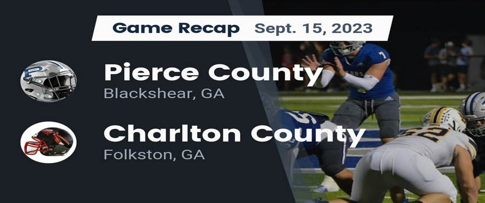 Charlton County vs Pierce County Football 9/15/2023