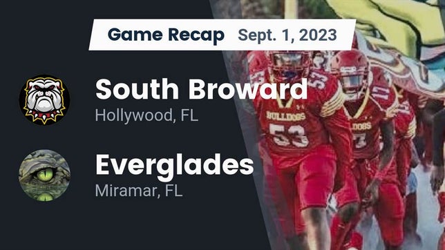 Watch this highlight video of the South Broward (Hollywood, FL) football team in its game Recap: South Broward  vs. Everglades  2023 on Sep 1, 2023