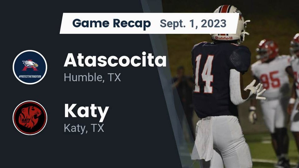 Katy vs Atascocita Football 9/1/2023