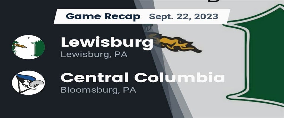 Lewisburg vs Central Columbia Football 9/22/2023