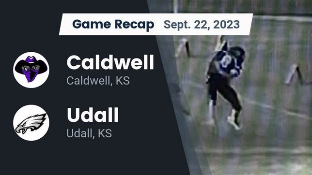 Watch this highlight video of the South Sumner [Caldwell/South Haven] (Caldwell, KS) football team in its game Recap: Caldwell  vs. Udall  2023 on Sep 22, 2023