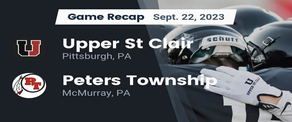Upper St. Clair vs Peters Township Football 9/22/2023