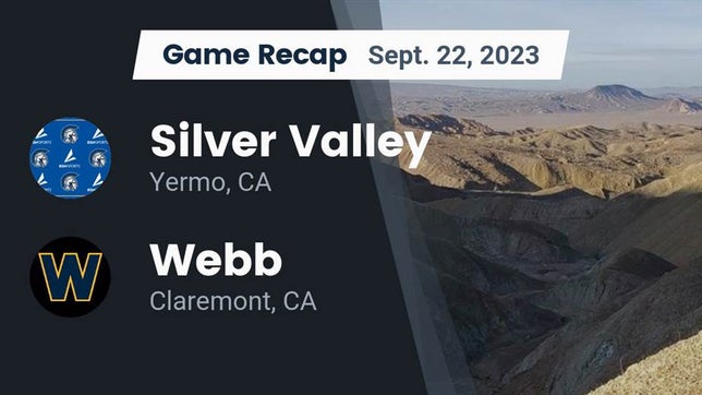 Watch this highlight video of the Silver Valley (Yermo, CA) football team in its game Recap: Silver Valley  vs. Webb  2023 on Sep 22, 2023