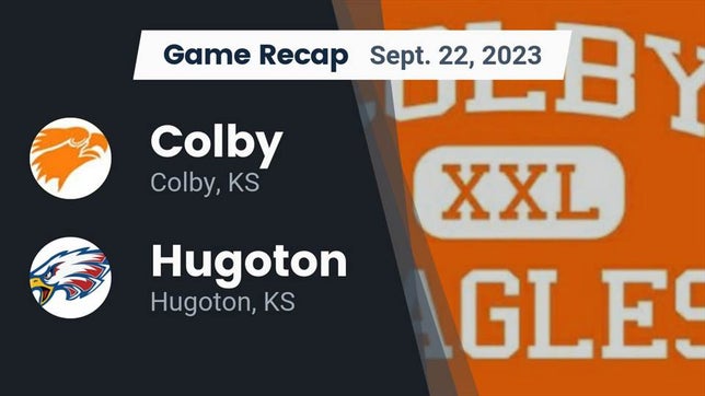 Watch this highlight video of the Colby (KS) football team in its game Recap: Colby  vs. Hugoton  2023 on Sep 22, 2023