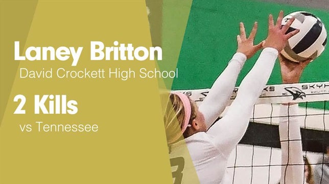 Watch this highlight video of Laney Britton