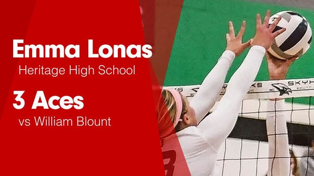 Watch this highlight video of Emma Lonas