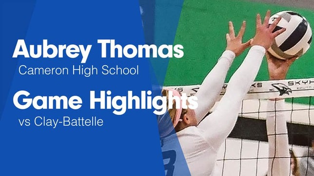 Watch this highlight video of Aubrey Thomas