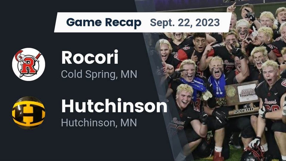 Rocori vs Hutchinson Football 9/22/2025