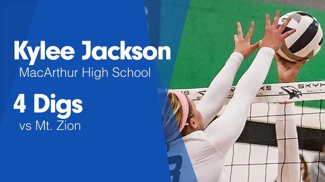 Watch this highlight video of Kylee Jackson