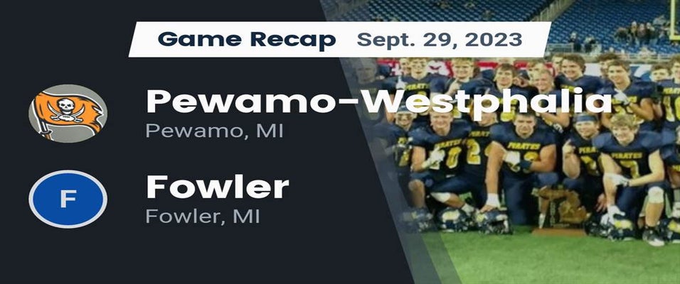 Fowler vs PewamoWestphalia Football 9/29/2023