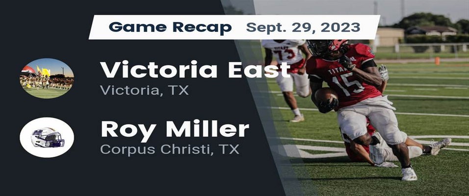 Miller vs Victoria East Football 9/29/2023