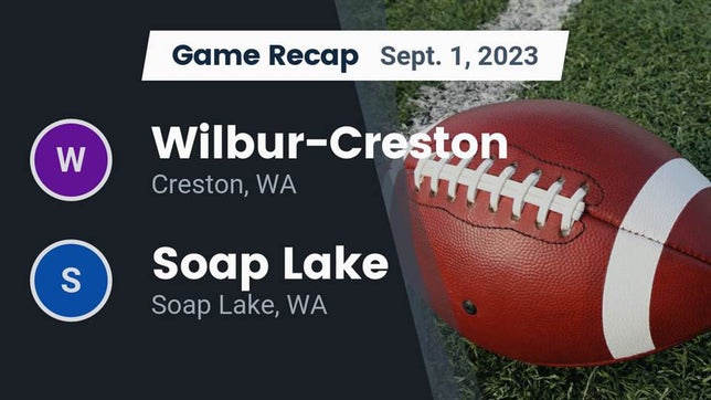 Watch this highlight video of the Wilbur-Creston-Keller (Creston, WA) football team in its game Recap: Wilbur-Creston  vs. Soap Lake  2023 on Sep 1, 2023