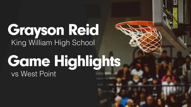 Watch this highlight video of Grayson Reid