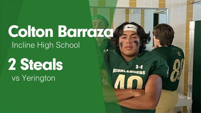 Watch this highlight video of Colton Barraza