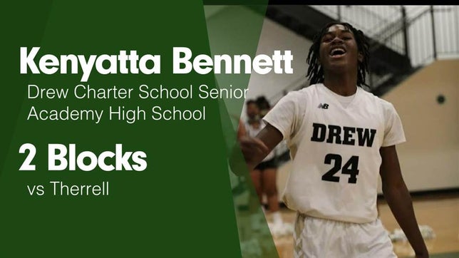 Watch this highlight video of Kenyatta Bennett
