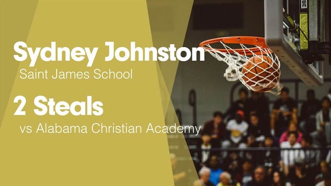 Watch this highlight video of Sydney Johnston