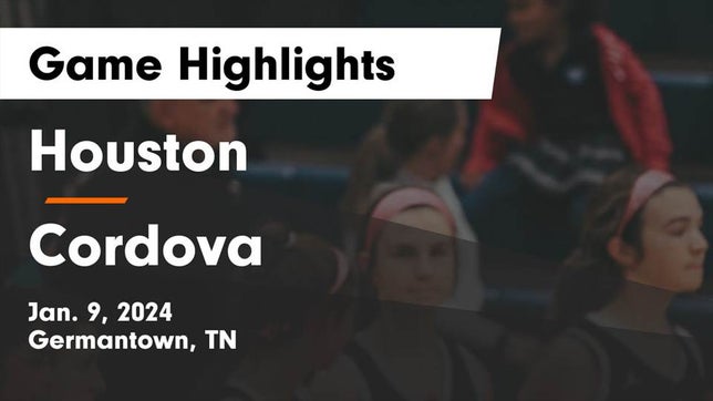 Watch this highlight video of the Houston (Germantown, TN) girls basketball team in its game Houston  vs Cordova  Game Highlights - Jan. 9, 2024 on Jan 9, 2024