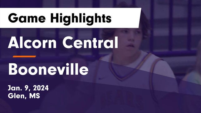 Watch this highlight video of the Alcorn Central (Glen, MS) basketball team in its game Alcorn Central  vs Booneville  Game Highlights - Jan. 9, 2024 on Jan 9, 2024