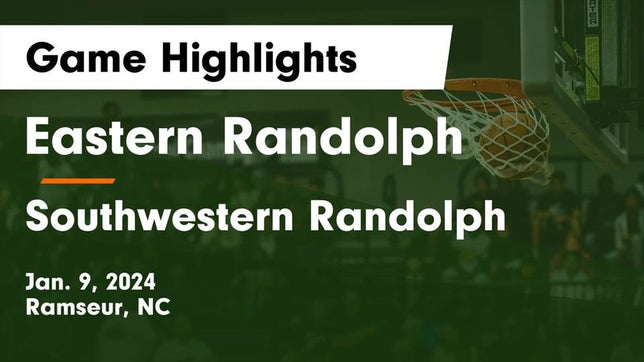 Watch this highlight video of the Eastern Randolph (Ramseur, NC) girls basketball team in its game Eastern Randolph  vs Southwestern Randolph  Game Highlights - Jan. 9, 2024 on Jan 10, 2024
