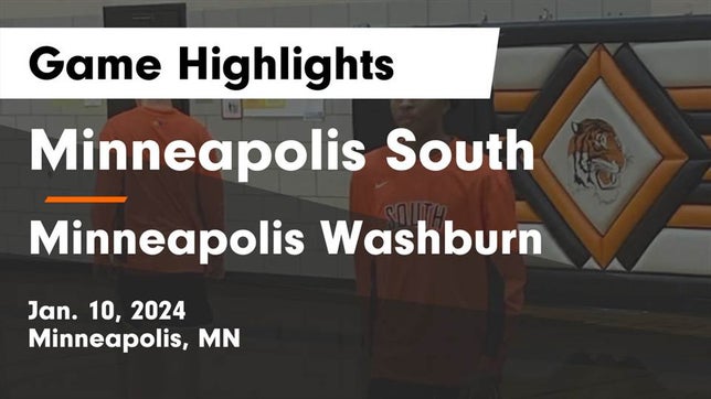 Watch this highlight video of the Minneapolis South (Minneapolis, MN) basketball team in its game Minneapolis South  vs Minneapolis Washburn  Game Highlights - Jan. 10, 2024 on Jan 10, 2024