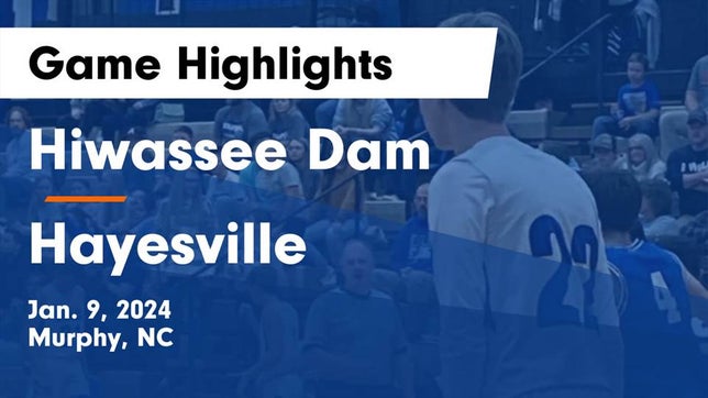 Watch this highlight video of the Hiwassee Dam (Murphy, NC) basketball team in its game Hiwassee Dam  vs Hayesville Game Highlights - Jan. 9, 2024 on Jan 9, 2024