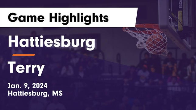 Watch this highlight video of the Hattiesburg (MS) girls basketball team in its game Hattiesburg  vs Terry  Game Highlights - Jan. 9, 2024 on Jan 9, 2024
