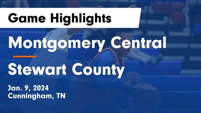 Watch this highlight video of the Montgomery Central (Cunningham, TN) basketball team in its game Montgomery Central  vs Stewart County  Game Highlights - Jan. 9, 2024 on Jan 9, 2024