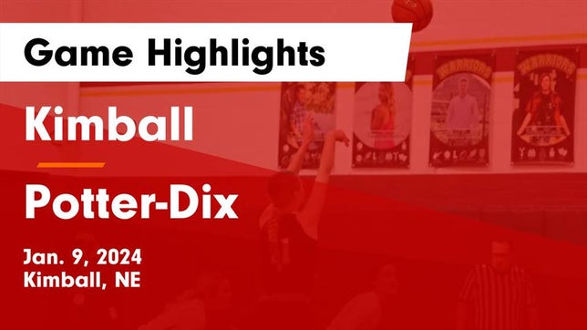 Watch this highlight video of the Kimball (NE) girls basketball team in its game Kimball  vs Potter-Dix  Game Highlights - Jan. 9, 2024 on Jan 9, 2024