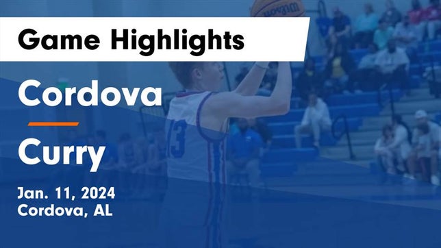 Watch this highlight video of the Cordova (AL) basketball team in its game Cordova  vs Curry  Game Highlights - Jan. 11, 2024 on Jan 11, 2024