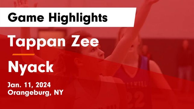 Watch this highlight video of the Tappan Zee (Orangeburg, NY) girls basketball team in its game Tappan Zee  vs Nyack  Game Highlights - Jan. 11, 2024 on Jan 11, 2024