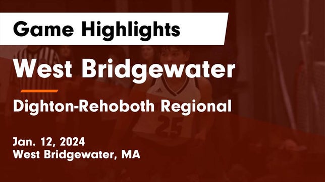 Watch this highlight video of the West Bridgewater (MA) basketball team in its game West Bridgewater  vs Dighton-Rehoboth Regional  Game Highlights - Jan. 12, 2024 on Jan 12, 2024