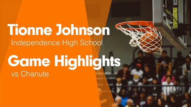 Watch this highlight video of Tionne Johnson
