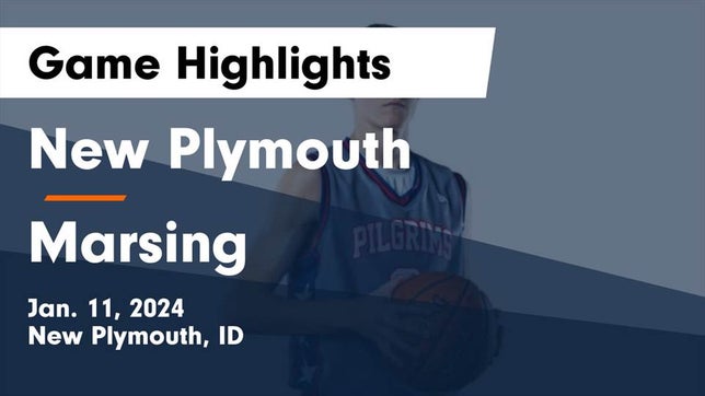Watch this highlight video of the New Plymouth (ID) basketball team in its game New Plymouth  vs Marsing  Game Highlights - Jan. 11, 2024 on Jan 11, 2024