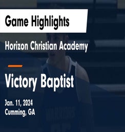 Horizon Christian Academy vs Unity Christian | Basketball | 2/24