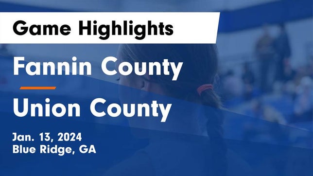 Watch this highlight video of the Fannin County (Blue Ridge, GA) girls basketball team in its game Fannin County  vs Union County  Game Highlights - Jan. 13, 2024 on Jan 13, 2024