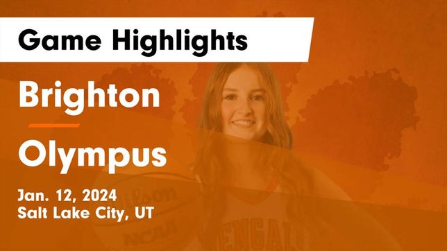 Watch this highlight video of the Brighton (Salt Lake City, UT) girls basketball team in its game Brighton  vs Olympus  Game Highlights - Jan. 12, 2024 on Jan 12, 2024
