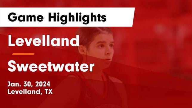 Watch this highlight video of the Levelland (TX) girls basketball team in its game Levelland  vs Sweetwater  Game Highlights - Jan. 30, 2024 on Jan 30, 2024