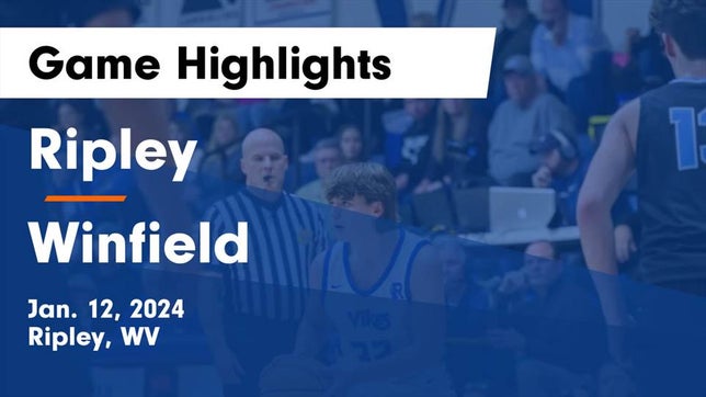 Watch this highlight video of the Ripley (WV) basketball team in its game Ripley  vs Winfield  Game Highlights - Jan. 12, 2024 on Jan 12, 2024