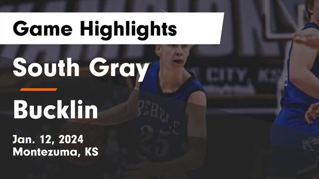 Watch this highlight video of the South Gray (Montezuma, KS) basketball team in its game South Gray  vs Bucklin Game Highlights - Jan. 12, 2024 on Jan 12, 2024