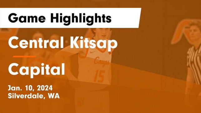 Watch this highlight video of the Central Kitsap (Silverdale, WA) girls basketball team in its game Central Kitsap  vs Capital  Game Highlights - Jan. 10, 2024 on Jan 10, 2024