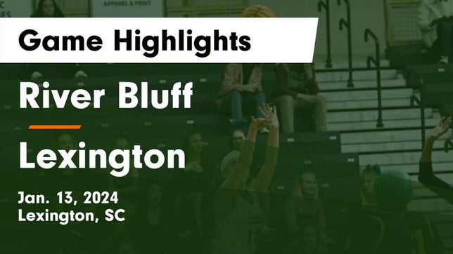 Watch this highlight video of the River Bluff (Lexington, SC) girls basketball team in its game River Bluff  vs Lexington  Game Highlights - Jan. 13, 2024 on Jan 13, 2024