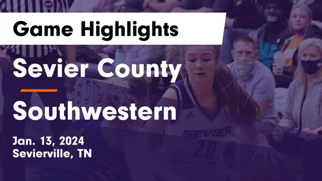 Watch this highlight video of the Sevier County (Sevierville, TN) girls basketball team in its game Sevier County  vs Southwestern  Game Highlights - Jan. 13, 2024 on Jan 13, 2024