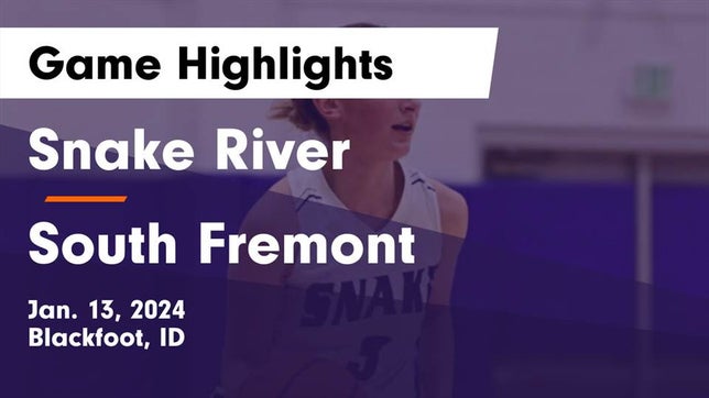 Watch this highlight video of the Snake River (Blackfoot, ID) girls basketball team in its game Snake River  vs South Fremont  Game Highlights - Jan. 13, 2024 on Jan 13, 2024