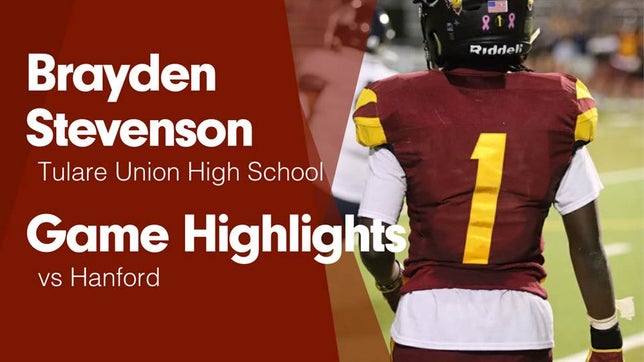 Watch this highlight video of Brayden Stevenson