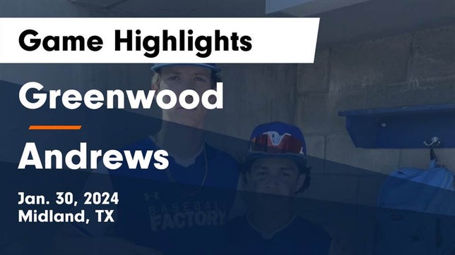 Watch this highlight video of the Greenwood (Midland, TX) basketball team in its game Greenwood   vs Andrews  Game Highlights - Jan. 30, 2024 on Jan 30, 2024