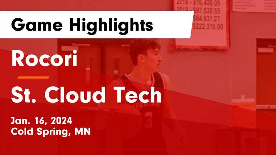 Max Fuchs Rocori St. Cloud Tech vs Rocori | Basketball | 1/16