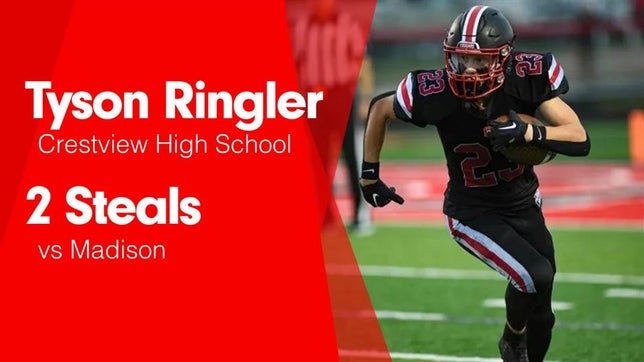 Watch this highlight video of Tyson Ringler