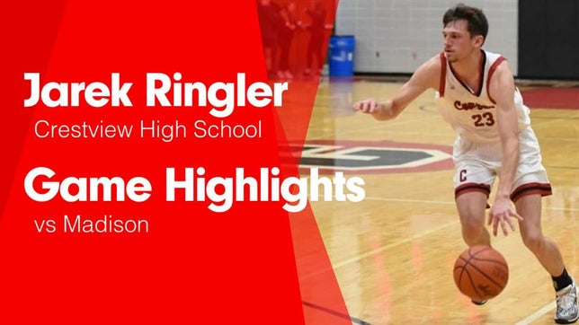 Watch this highlight video of Jarek Ringler