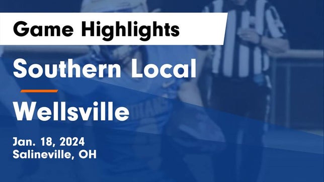 Watch this highlight video of the Southern (Salineville, OH) basketball team in its game Southern Local  vs Wellsville  Game Highlights - Jan. 18, 2024 on Jan 18, 2024